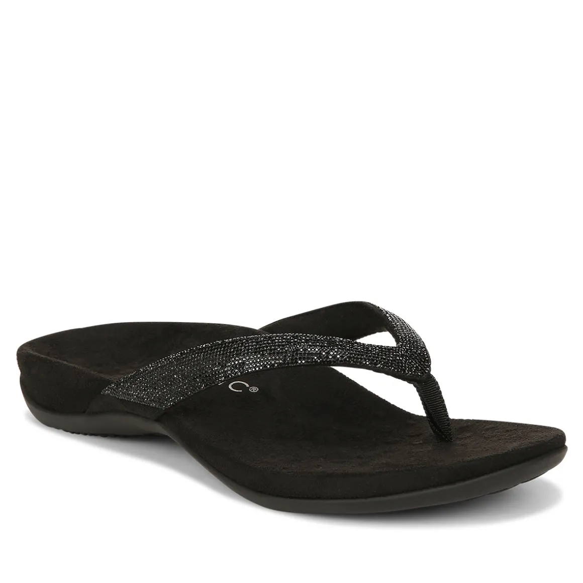 Dillon Shine Toe Post Sandal (Wide)
