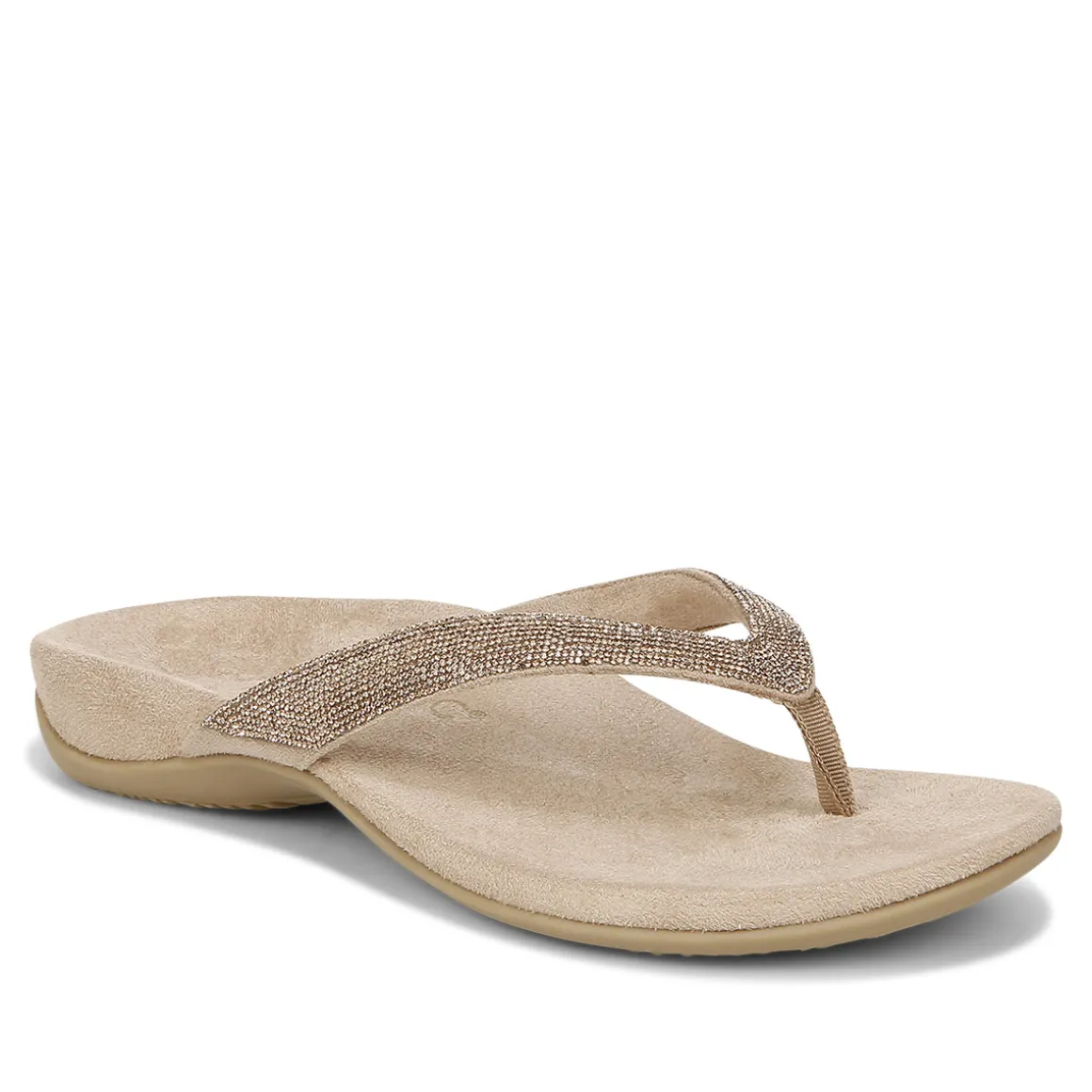 Dillon Shine Toe Post Sandal (Wide)