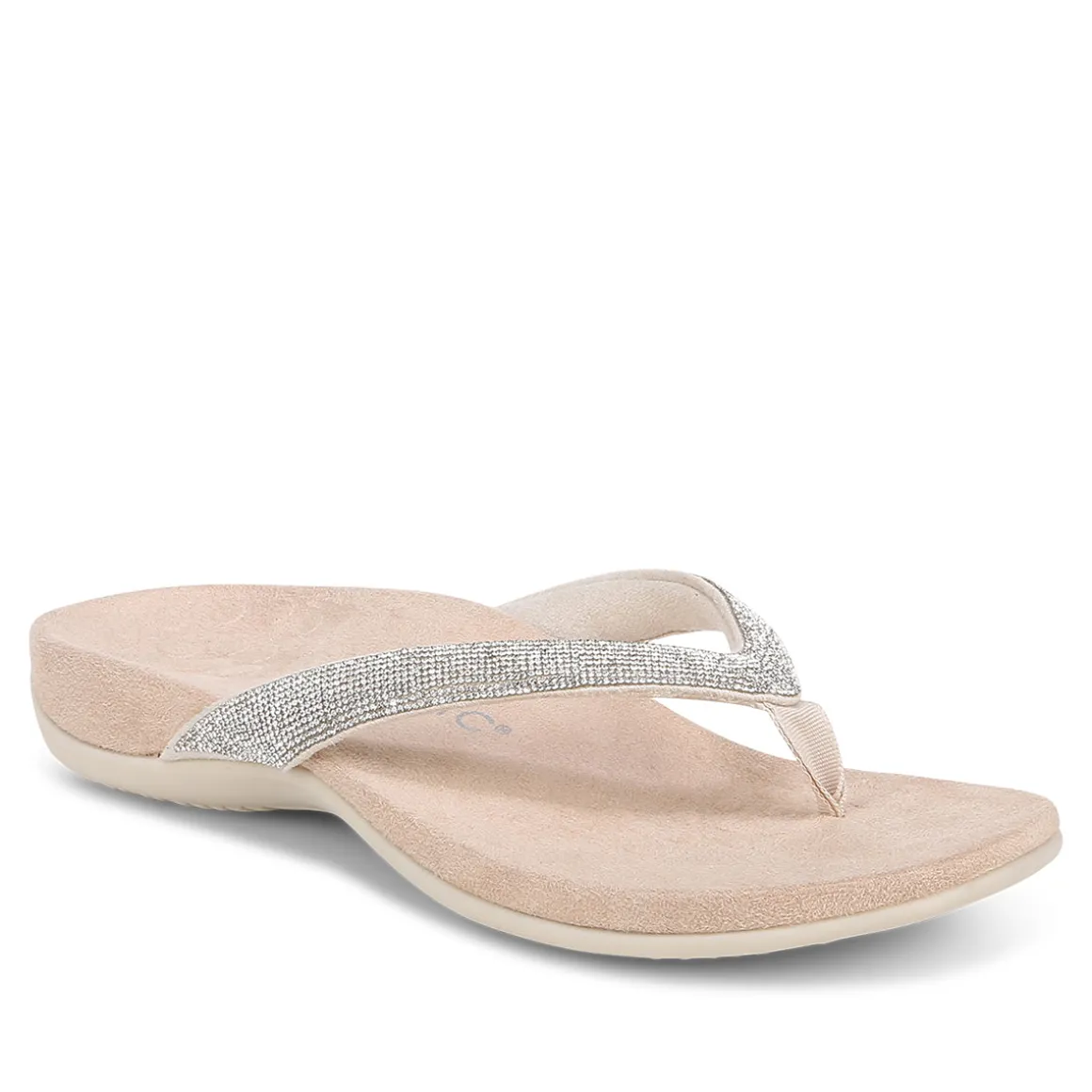 Dillon Shine Toe Post Sandal (Wide)