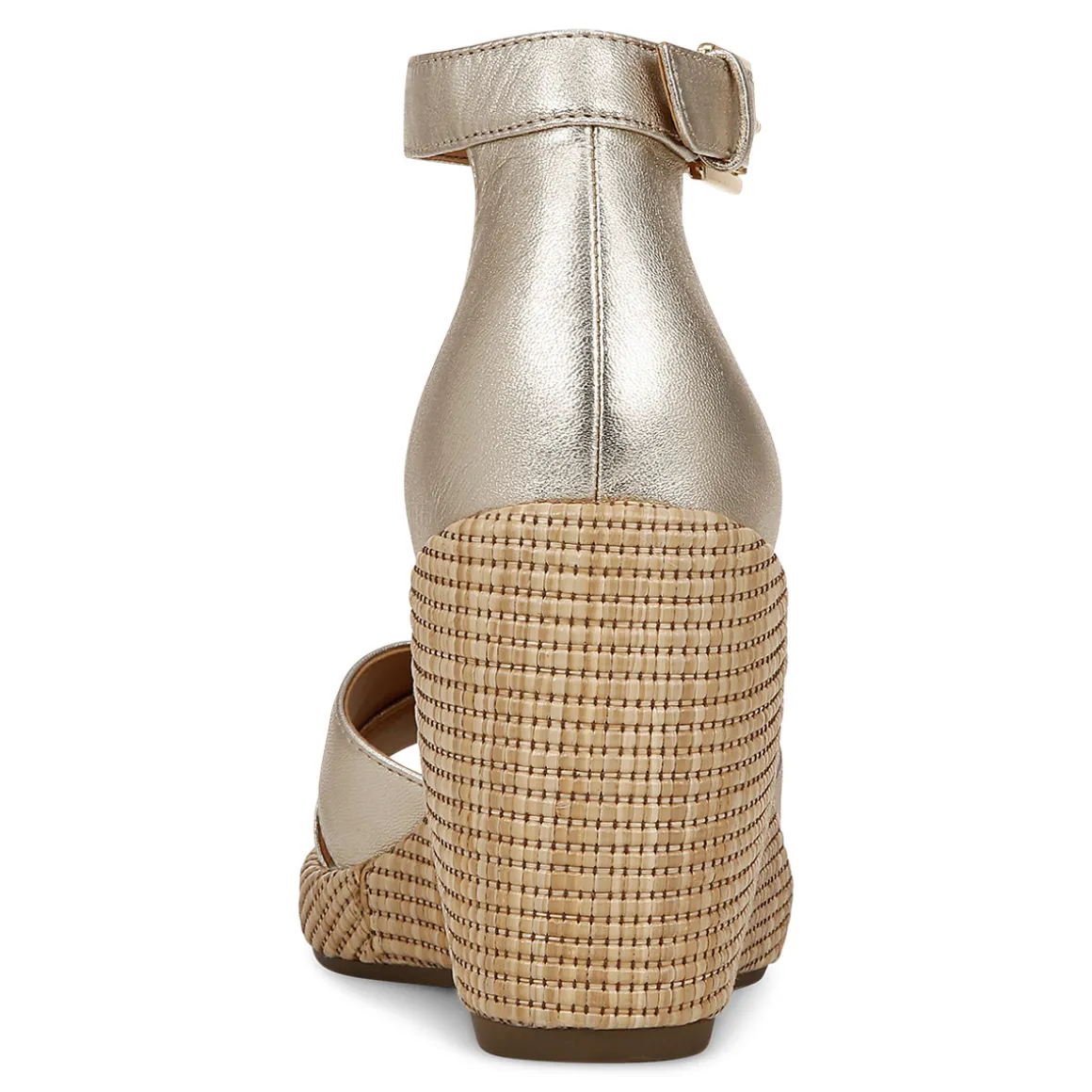 Marina Wedge Sandal Metallic