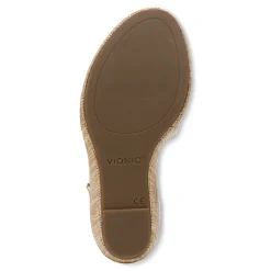 Marina Wedge Sandal Metallic